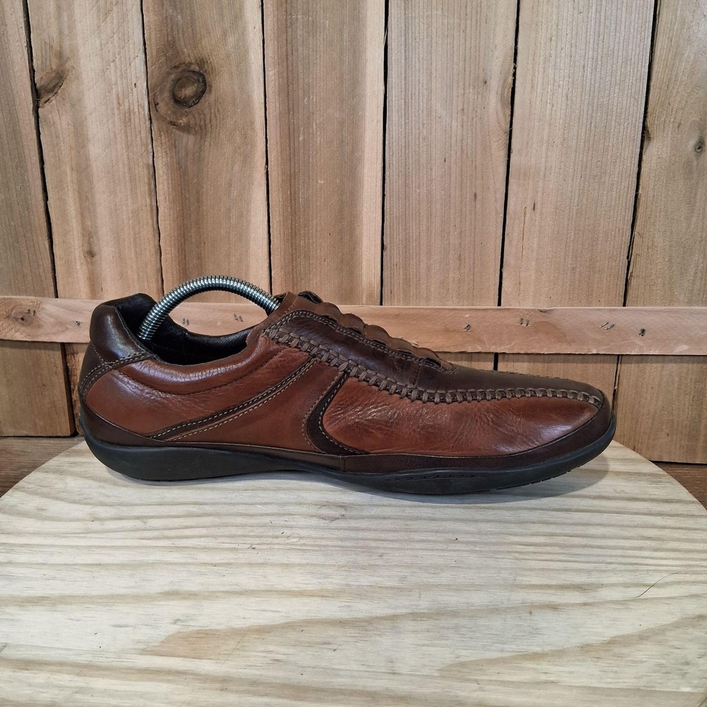 Pikolinos Shoes Mens 9.5 43 EU Brown Leather Slip On Loafer Moc Comfort Casual - Picture 5 of 10